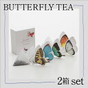 【ふるさと納税】BUTTERFLY TEA / 2箱セット ティータイム 2 おしゃれ 人気 紅茶 ランキング おすすめ お中元 お歳暮 ギフト 小松市 こまつ 石川県 ふるさと 故郷 納税 008029【谷口製土所】