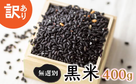 訳あり 無選別 玄米 黒米 400g 白川郷の古代米 黒米 もち米 紫黒米 雑穀 雑穀米 国産 岐阜県 栄養豊富 観光地応援 5000円 [S442]
