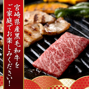 宮崎県産 黒毛和牛 切落し 焼肉(計1kg・500g×2)【MI019】【(株)ミヤチク宮崎加工センター】