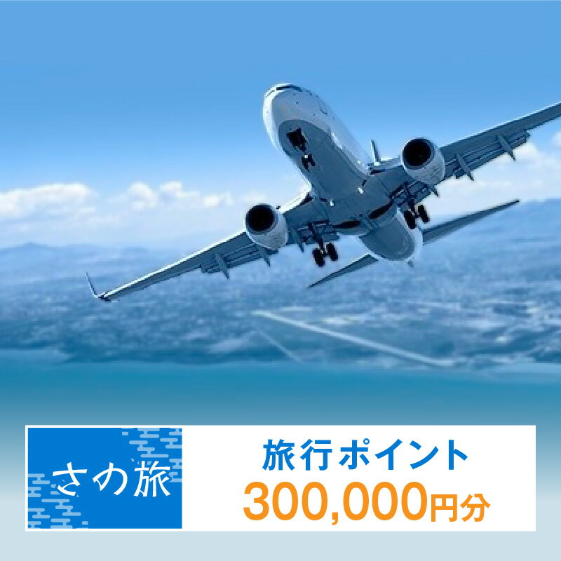 【ふるさと納税】さの旅 旅行ポイント 300,000円分 ホテル 旅館 宿泊予約 国内旅行 旅行 予約 宿泊 連泊 観光 観光地 国内 1泊以上する旅行 ポイント 24時間 いつでも利用可能 旅 大阪府 泉佐野市