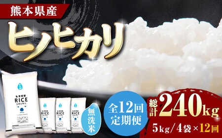 〈令和8年度産米〉 【全12回定期便】 ヒノヒカリ 無洗米20kg【株式会社 農産ベストパートナー】 令和8年産 [ZBP120]