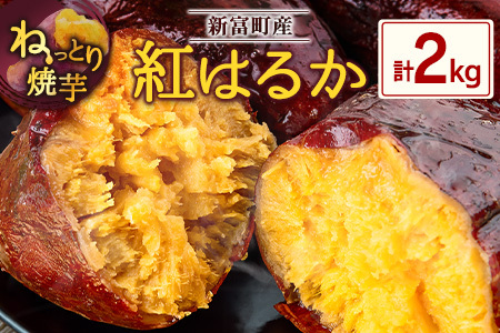 特製焼き芋！熟成蜜芋「紅はるか」計2kg 国産 新富町産 さつまいも ねっとり焼芋 イモ【A310】