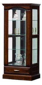 【開梱設置】バーボン60（M）コレクションボード（幅60cm×奥行47cm×高さ140cｍ）| コレクションケース ガラス 飾り棚 コレクションラック 完成品 ショーケース 大型 フィギュア ケース 