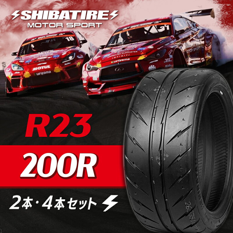 【ふるさと納税】SIBATIRE R23 200R 11種類×選べる本数（2・4本セット） シバタイヤ タイヤ 夏タイヤ 岐阜県 坂祝町 さかほぎ F6M-175