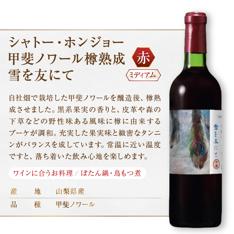 ホンジョーワイン厳選赤白ワイン２本セット（MG）C-681