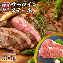 【ふるさと納税】【A4～A5】博多和牛サーロインステーキセット 500g(250g×2枚)　送料無料 博多和牛 牛肉 名産品 お取り寄せ お取り寄せグルメ AO010