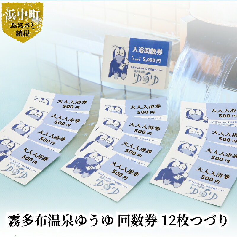 【ふるさと納税】霧多布 温泉 ゆうゆ 日帰り 入浴券 回数券 12枚 つづり 施設 利用券 チケット お取り寄せ 贈答 有効期限 6ヶ月 太平洋を望む高台に立つ霧多布温泉 リラックス ゆったり 送料無料