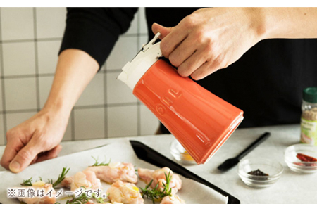【美濃焼】DINING キッチンツールセット キャロット【ZERO JAPAN】 インテリア キッチン雑貨 調味料入れ オレンジ おしゃれ   砂糖 塩 はちみつ 油 シンプル おしゃれ 器 うつわ 