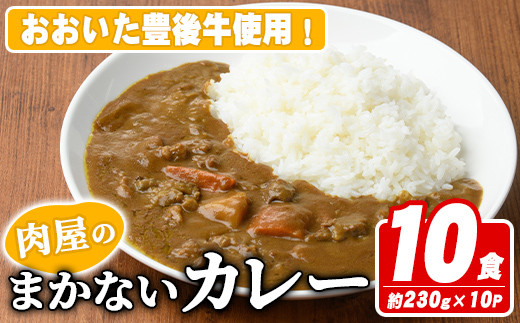 
肉屋のまかない豊後牛カレー(計2.3kg・230g×10P)レトルト レトルトカレー 簡単調理 湯煎調理 ビーフカレー【110200200】【吉野】
