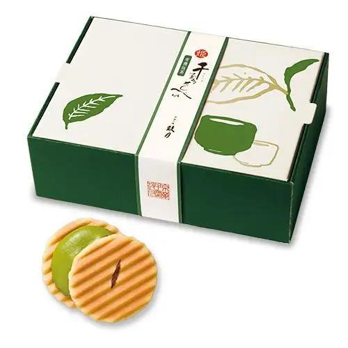 【鼓月】姫千寿せんべい 有機抹茶 12枚入り｜京都 千寿せんべい 有名店 人気 和菓子 和菓子