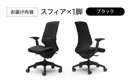 【ブラック】オフィスチェア オカムラ 【スフィア】【株式会社オカムラ】[AKAA010-1]
