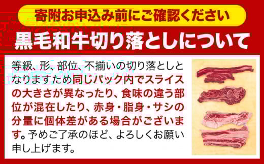 牛肉【6ヶ月定期便】 肉 黒毛和牛 切り落とし 訳あり 大容量 小分け 1kg 1パック 250g 定期便《お申込み月翌月から出荷開始》岡山県産 岡山県 笠岡市 お肉 にく カレー 牛丼 切り落し 切