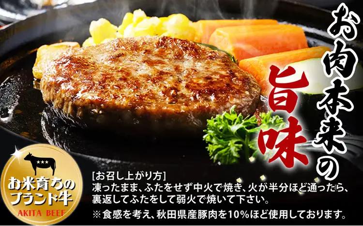 秋田牛ハンバーグ 360g（120g×3個）60P2603【東日本物産 】