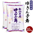 【ふるさと納税】【令和6年産米】新潟県産 ゆきん子舞 合計 10kg 5kg×2袋 お米 精米 白米 ご飯 ごはん 村上市 A4197