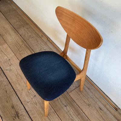 ふるさと納税 富田林市 Karl Dining Chair 児島デニム ミディアムブラウンフレーム【SWOF】 |  | 02