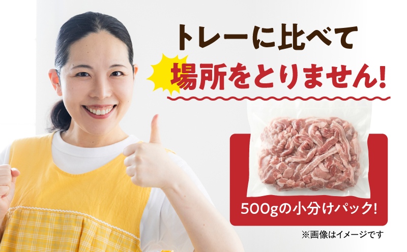 ＜訳あり＞鹿児島県産豚肉切り落とし 2kg（500g×4パック）　KN179-001-02