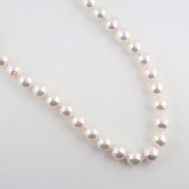 【ANA限定】真珠 ネックレス Euripides パール 7.0-7.5mm アコヤ真珠 和玉バロックネックレス アクセサリー 宝飾品｜HG000943