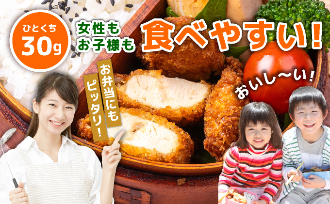 はかた地どり1口チキンカツ　1.8kg　CV001