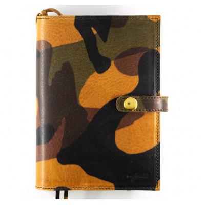 ふるさと納税 大川市 mafpinto 手帳カバー B6サイズ 本革 カモフラージュライト