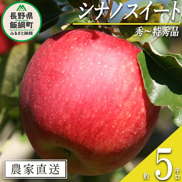 【ふるさと納税】 りんご シナノスイート 秀 〜 特秀 5kg 丸山功農園 沖縄県への配送不可 令和7年度収穫分 長野県 飯綱町 〔 信州 果物 フルーツ リンゴ 林檎 長野 15000円 予約 農家直送 〕発送時期：2025年10月上旬〜2025年11月上旬 {**}