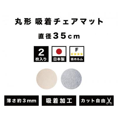 ふるさと納税 海南市 薄型吸着マット 丸型(直径35cm)2枚入 グレー BTS10221339202 |  | 01