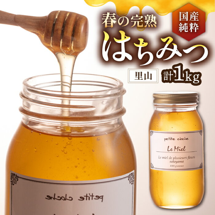 【ふるさと納税】春の完熟はちみつ 里山 1kg《豊前市》【須田養蜂場】蜂蜜 はちみつ 調味料 ギフト[VAR006] 23000 23000円