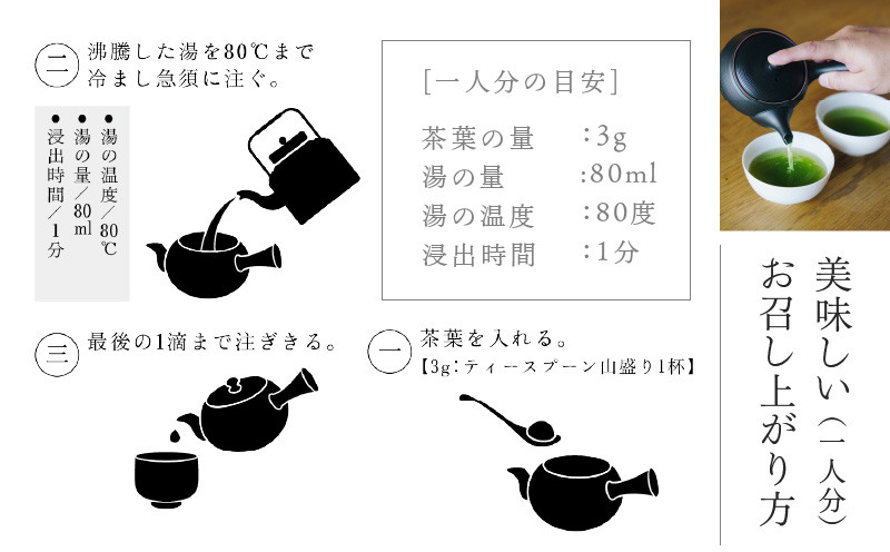 日本茶専門店【貴茶－ＴＡＫＡＣＨＡ】煎茶［后］　リーフ　1袋　K068-021