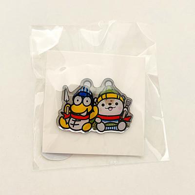 ふるさと納税 旭川市 【旭川市公式キャラグッズ!】あさっぴー&サンディーくんピンバッジ_05067 |  | 01