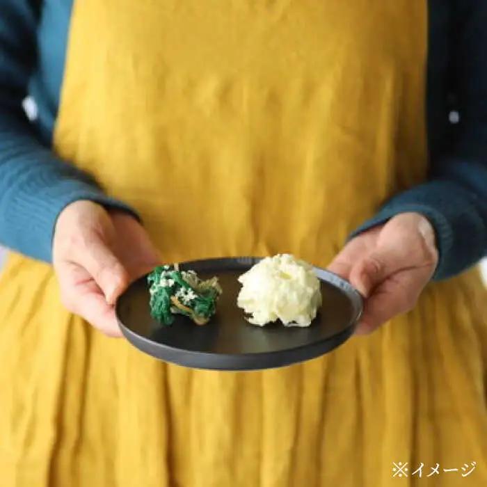 【波佐見焼】十草彫り 14.5cm 丸プレート スカイブルー 4枚セット【永泉】[MC94]