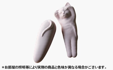 【美濃焼】くつ乾かす ネコちゃん 『ピンク』【丸健製陶】 雑貨 靴 除湿 消臭 抗菌  [TAY006]