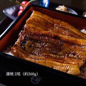 山梨県産富士山脈の地下水 炭火焼きうなぎの蒲焼(2尾約260g以上)【配送不可地域：離島】【1668234】