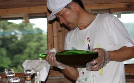 【業界誌（料理通信）お宝食材コンテスト ベスト20選出】天然 酵母 柿酢 600ml × 3本 南島原市 / 中邨[SAG003]