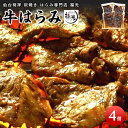 【ふるさと納税】仙台発祥炭焼きはらみ専門店　福光の牛はらみ190g×4個　【お肉 牛肉 お肉 にく 食品 仙台 人気 おすすめ ギフト】