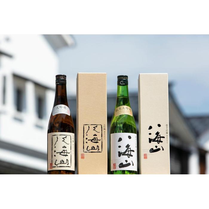 【ふるさと納税】酒 日本酒 セット 2本 × 720ml ( 八海山 大吟醸 & 純米大吟醸 ) 箱入り のし 越後の名酒 | お酒 さけ 人気 おすすめ 送料無料 ギフト