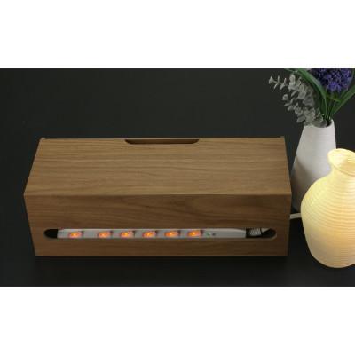 ふるさと納税 和歌山市 バスク ケーブルボックス L ブラウン 邪魔なケーブル類も木調ケースでスマートに収納 |  | 03