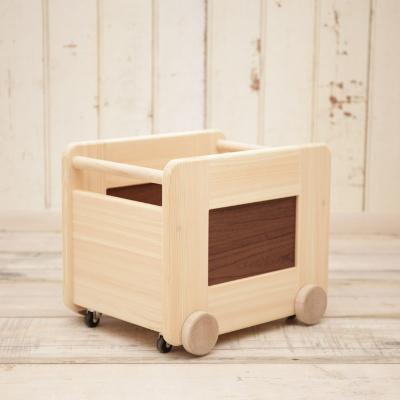 ふるさと納税 小林市 コロコロおもちゃ箱　ウォールナット