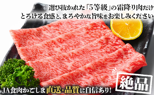 【鹿児島黒牛】すきやきセット（D-101）