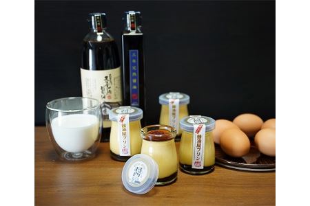 【数量限定】みたらし醤油屋プリン100g×6個　完熟醤油みたらしの和風プリン