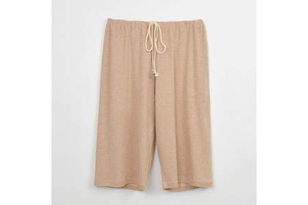 nayuta オーガニックコットン メンズ リラクシングウェア ハーフパンツ ブラウン【M】 秋田県 大仙市