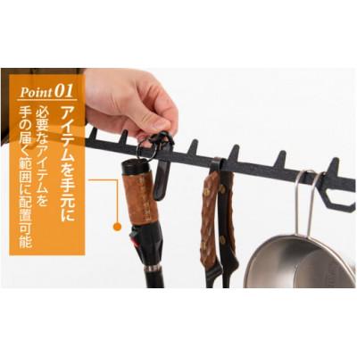 ふるさと納税 福井市 ネイチャートーンズ　リトルワークスタンド　サテンブラック　アウトドアやキャンプで使えるスタンド |  | 02
