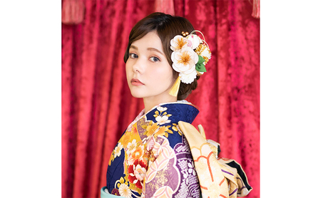 Arenca 雪椿 No.8343 髪飾り かんざし 花 和装 着物 造花飾り ヘアアクセサリー フラワー 卒業式 卒園式 入園式 入学式 成人式 結婚式 東京 墨田区 白