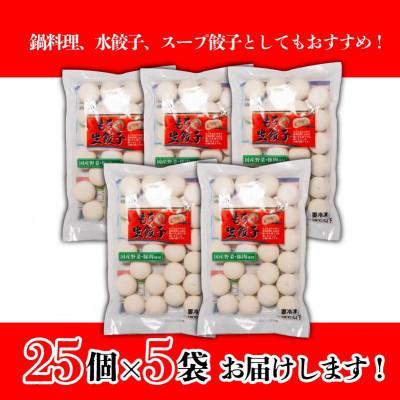 ふるさと納税 松山市 もち〇生餃子 【25個入×5パック 計125個】 |  | 03