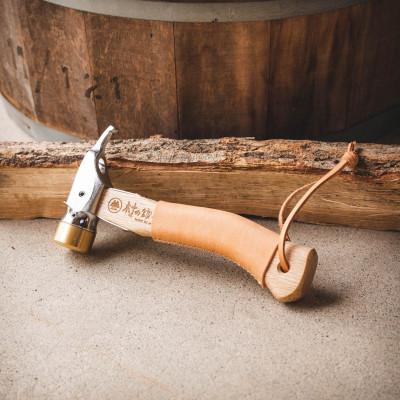 ふるさと納税 大野町 【お申込み受付後生産】燕三条　村の鍛冶用ペグハンマーカバー(ショートタイプ):キャメル |  | 01