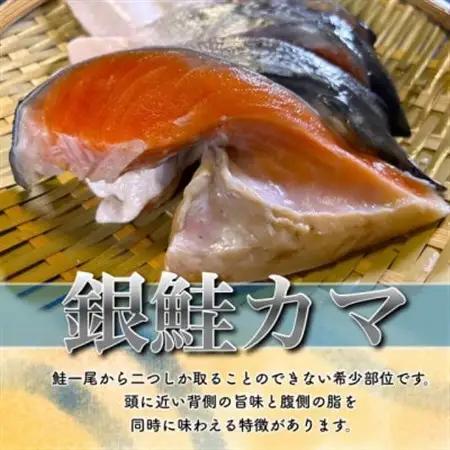 【訳あり】銀鮭カマ(小) 約4kg_鮭 サケ さけ 訳あり おすすめ_【配送不可地域：離島】【1588573】