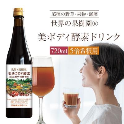 ふるさと納税 名古屋市 美ボディ酵素ドリンク(5倍希釈用)720ml　85種の野草・果物・海藻