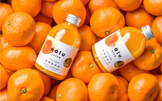 1026.鳴川農園nalu juice 有田みかんジュース250ml×6本(A1026-1)