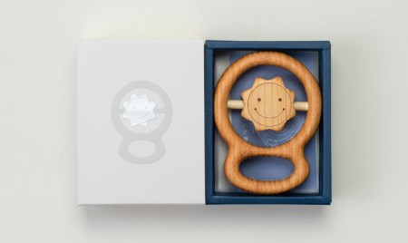 おもちゃ カタカタ(おひさま)｜木のおもちゃ