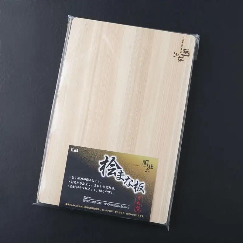 貝印 関孫六 桧まな板 450×300mm