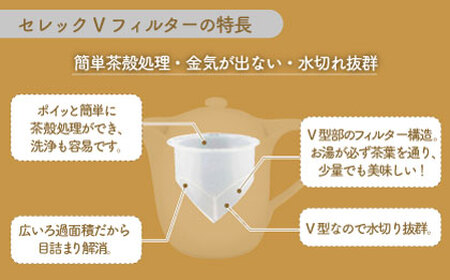 【美濃焼】セレック Vポット 720ml（新 カモミール）【山加商店】C-SV-3 食器 茶器 急須 ティーポット お茶 緑茶 ティータイム 花柄 ホワイト シンプル おしゃれ レンジ対応 食洗機対応