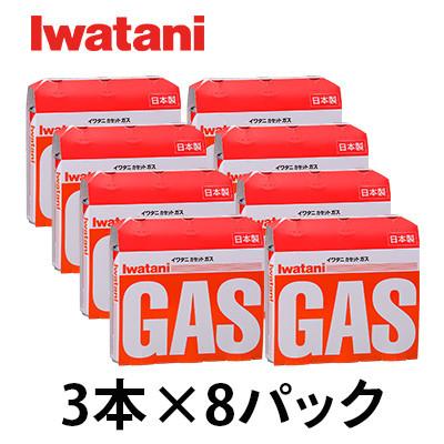 ふるさと納税 近江八幡市 イワタニ　カセットガス　CB缶　カセットボンベ　3P　8パックセット